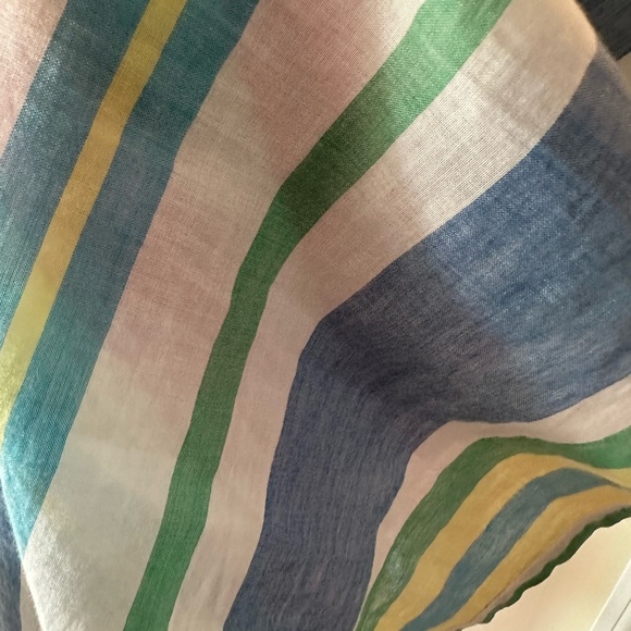 POPOVER TOP-BEACH CLUB STRIPE 2X, 💥NWOT - Picture 6 of 6
